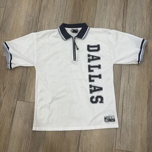 Vintage Dallas Cowboys Jersey Zip Up Size Large